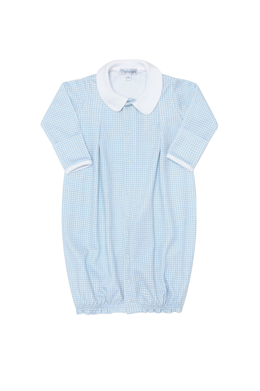 Blue Gingham Converter Gown