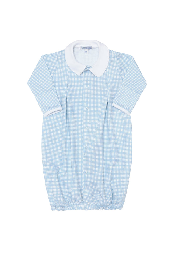 Blue Gingham Converter Gown