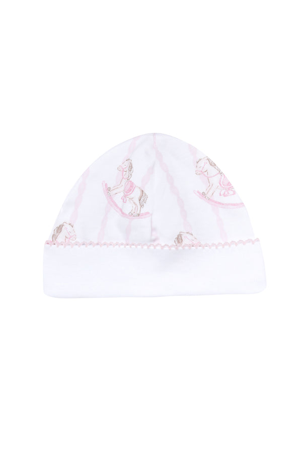 Pink Rocking Horse Baby Hat