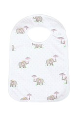 Pink Elephant Baby Feeding bib