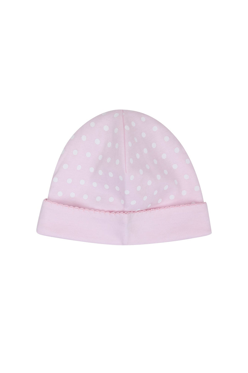 Pink Polka Dots Baby Hat