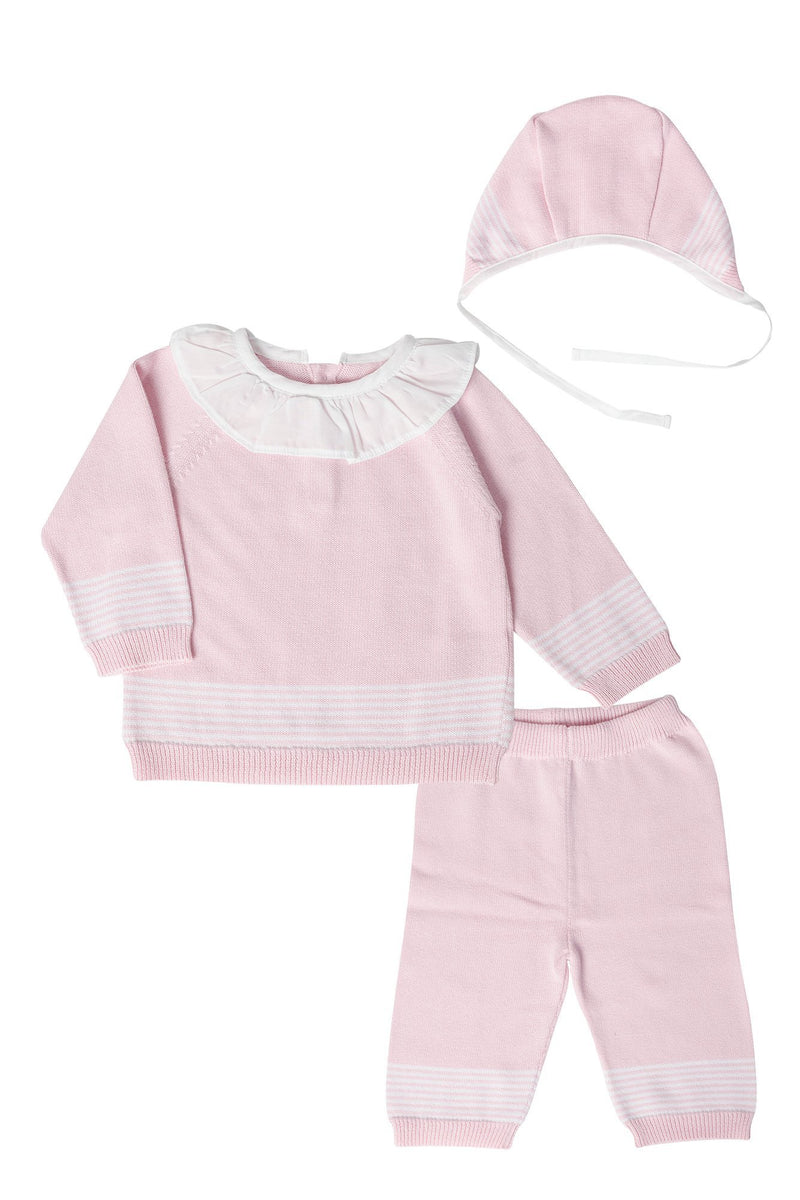 Ruffle Knit Set