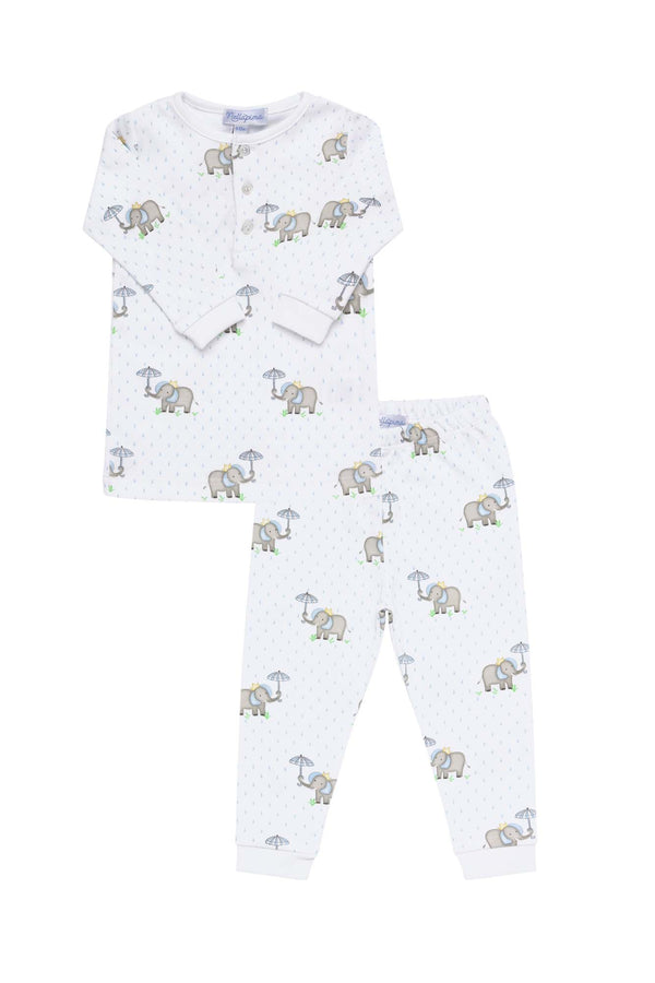 Blue Elephant Pajamas  | Nella Pima