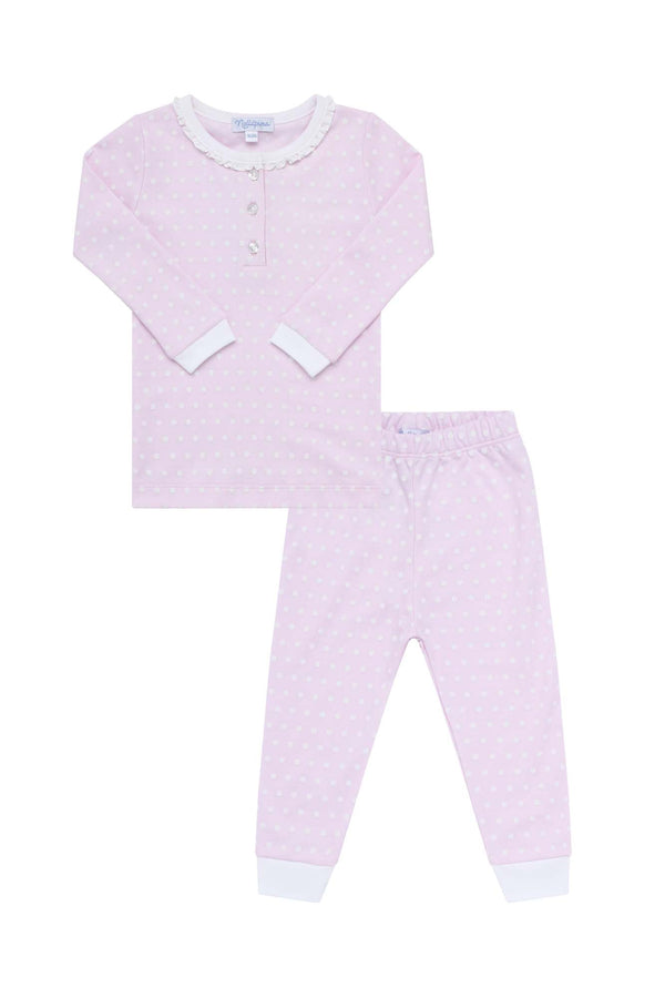 Pink Polka Dots Pajamas  | Nella Pima